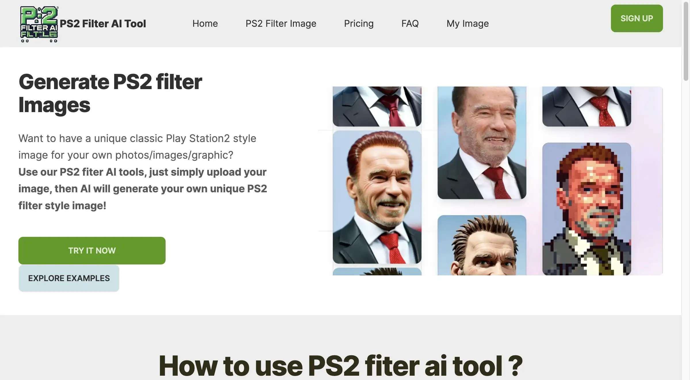 PS2 Filter AI Tool